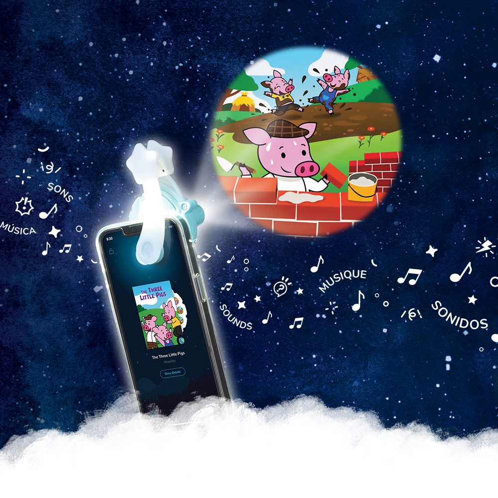 Moonlite Storytime Projector + The Three Little Pigs Story