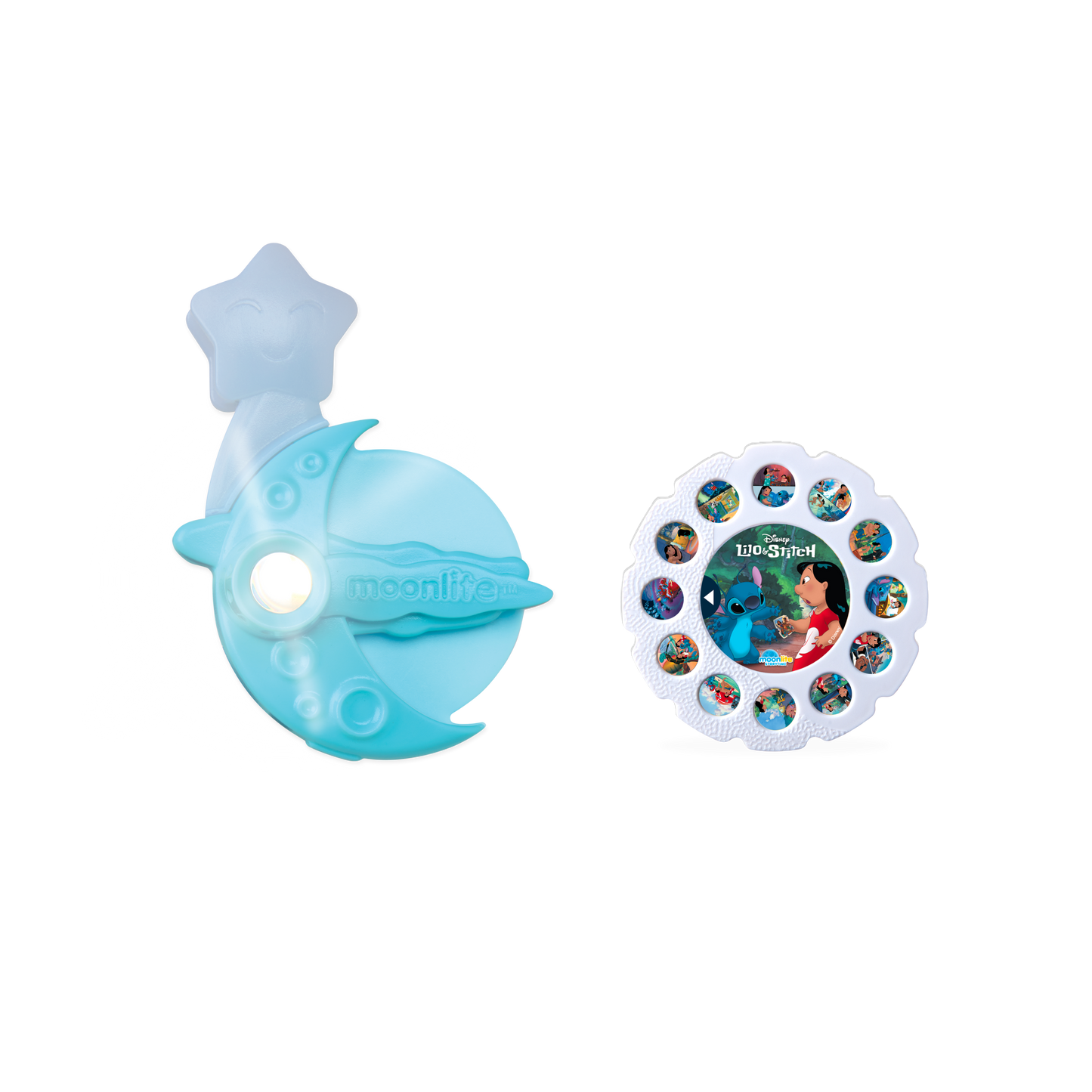 Disney Lilo & Stitch picture disc and Moonlite Projector