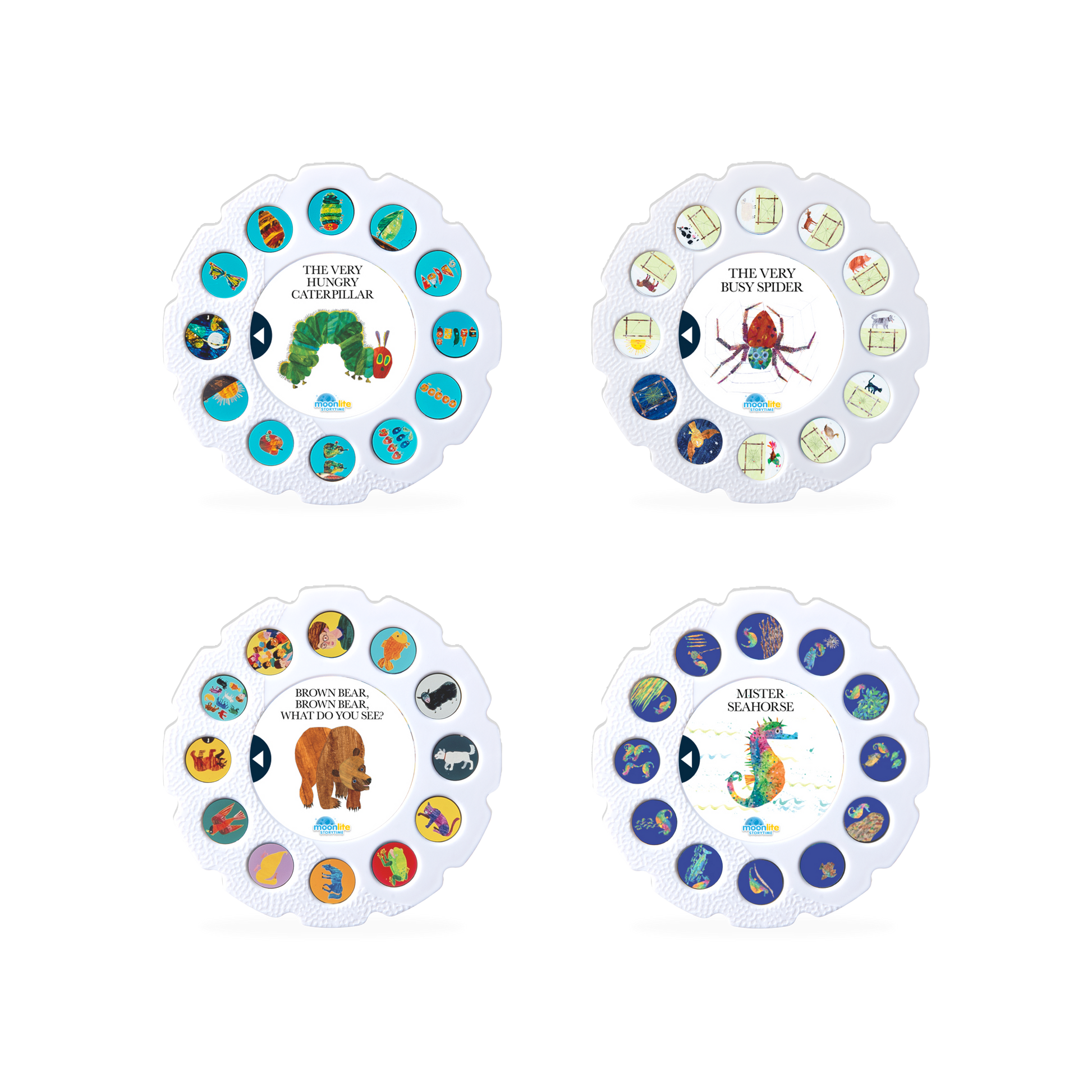 Four World of Eric Carle picture discs.