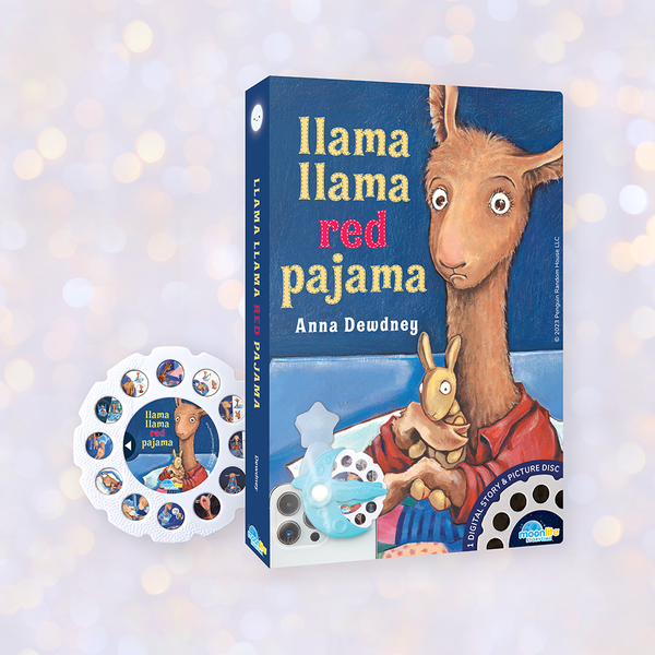 –　Red　Llama　Storybook　Llama　Pajama　Moonlite™　Projector