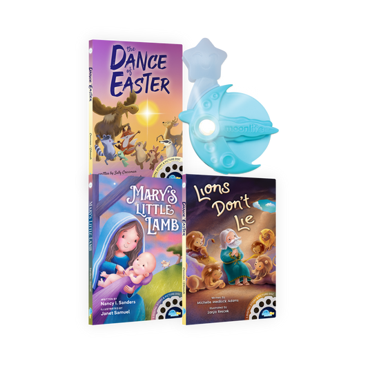 4-Story set of Bible Stories Moonlite Single Stories. Moonlite Projector included.