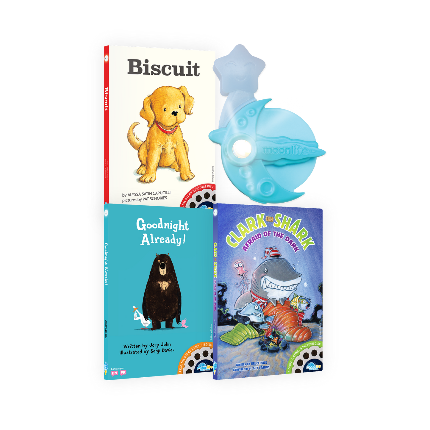 Three HarperCollins Stories with the Moonlite Storytime Projector