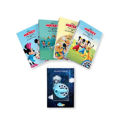 Disney Mickey & Friends 4 Story Collection with Projector