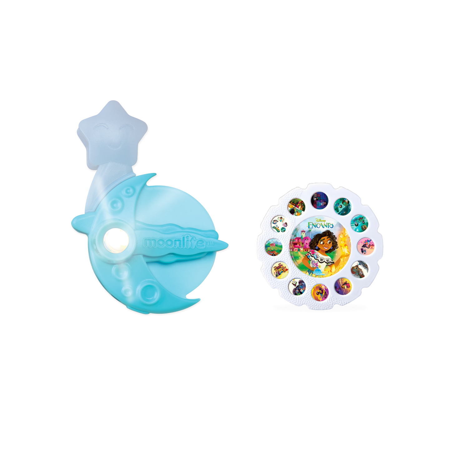 Disney Encanto picture disc and Moonlite Projector