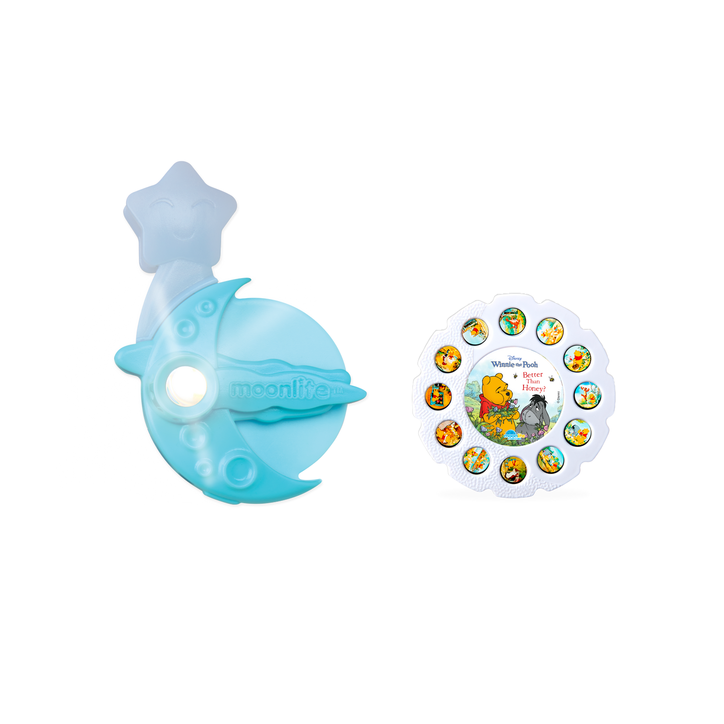 Disney WInnie the Pooh Better Than Honey picture disc and Moonlite Projector