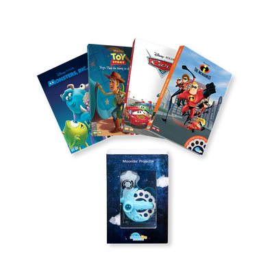 Disney Pixar 4 Story Collection with Projector