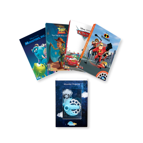 Disney Pixar 4 Story Collection with Projector