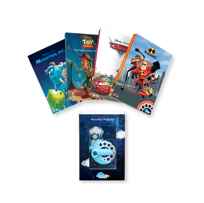 Disney Pixar 4 Story Collection with Projector